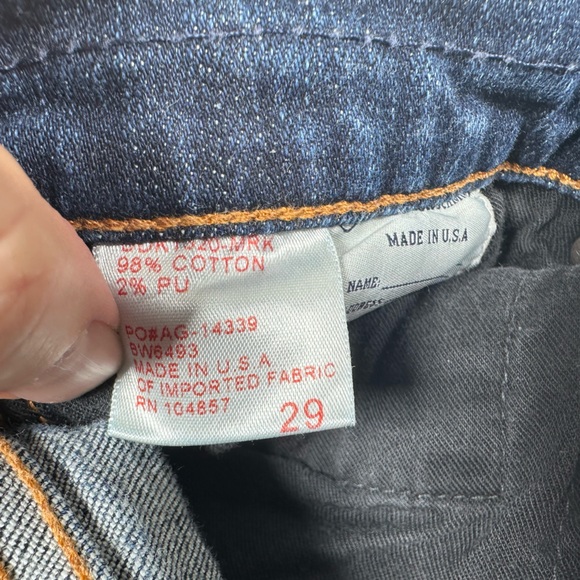 AG Adriano Goldschmied The Tomboy Relaxed Straight Crop Denim Jeans - Picture 6 of 10